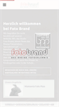 Mobile Screenshot of foto-brand.de